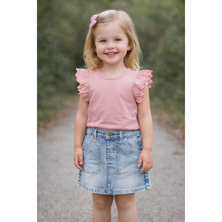 EN FANT EN FANT T-shirt kind Zephyr roze