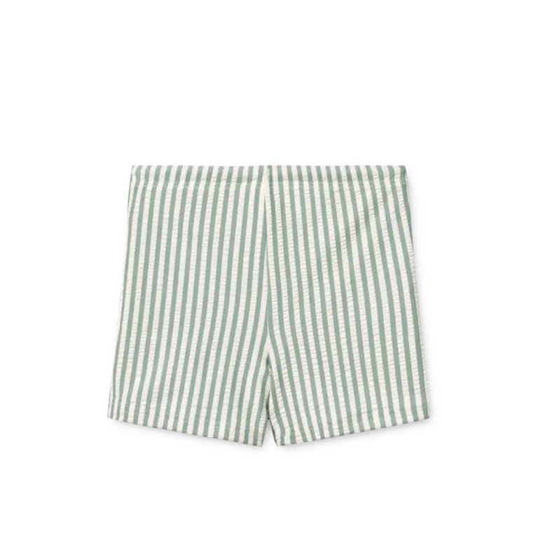 LIEWOOD Liewood | Otto Seersucker Swim Pants | Stripe Peppermint