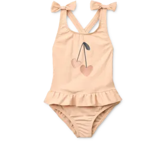 LIEWOOD Amara Swimsuit with Bow | Apple Blossom