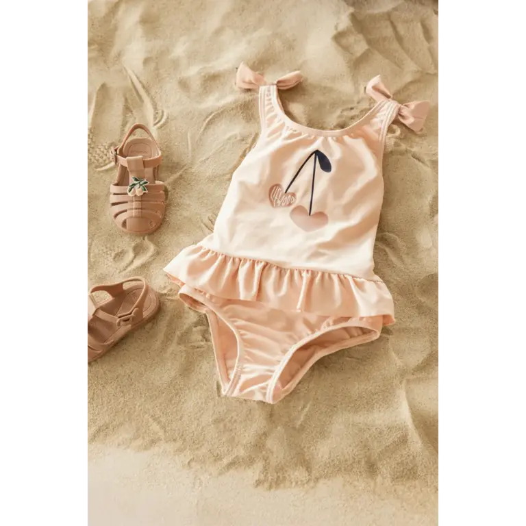 LIEWOOD Liewood | Amara Swimsuit with Bow | Apple Blossom