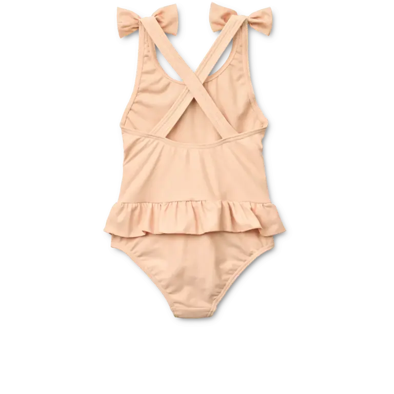 LIEWOOD LIEWOOD badpak meisje Amara met strik Apple Blossom roze