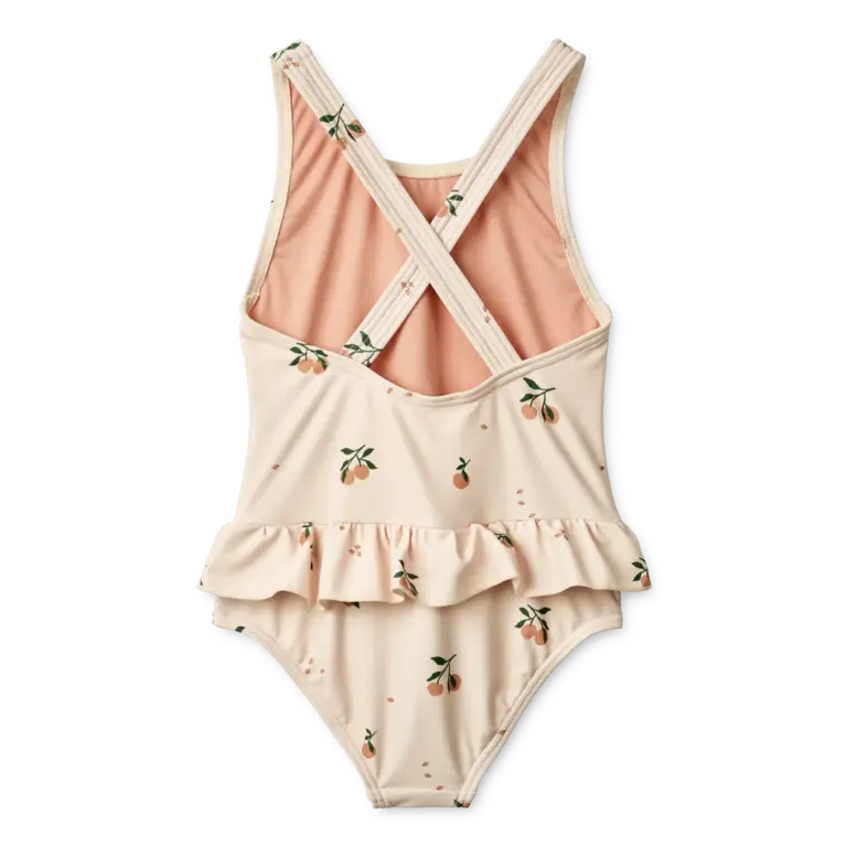 LIEWOOD Liewood | Amara Printed Swimsuit | Peach Sea Shell