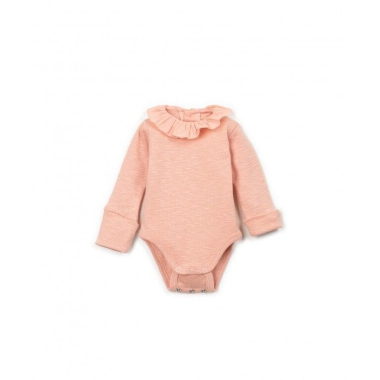 PLAY UP PLAY UP romper meisje rib Tulip (oranje)