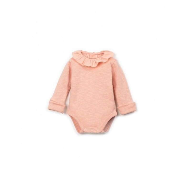 PLAY UP PLAY UP romper meisje rib Tulip (oranje)