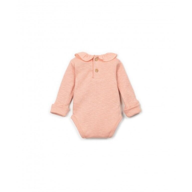 PLAY UP PLAY UP romper meisje rib Tulip (oranje)