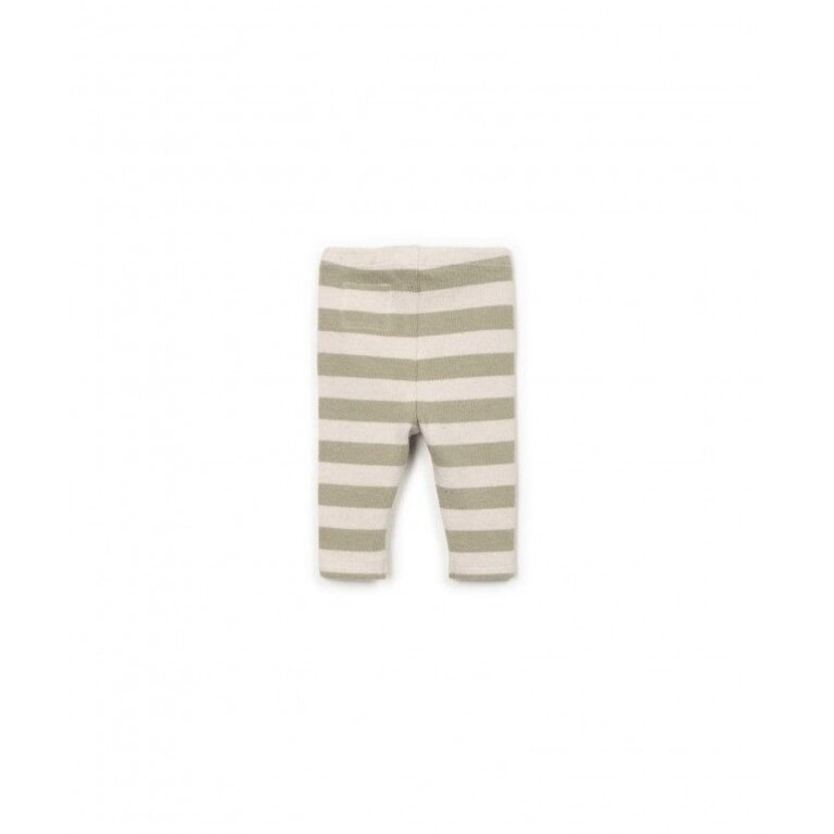 PLAY UP PLAY UP legging kind gestreept (olijfgroen)
