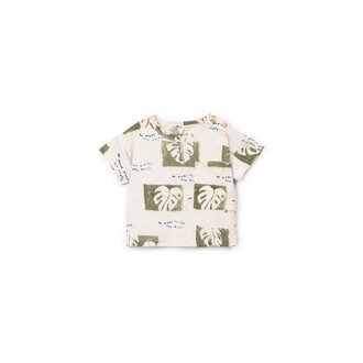 PLAY UP Printed Jersey T-Shirt | Bio Resin (leaf)