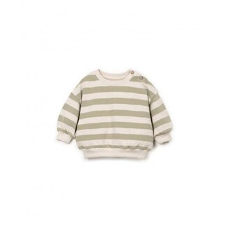 PLAY UP Striped Jersey Sweater | Texture (rib)