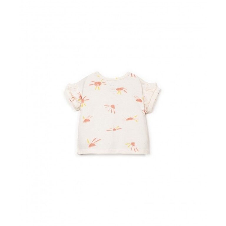 PLAY UP PLAY UP UV T-shirt kind Printed Jersey Bio Resin (beige met print)