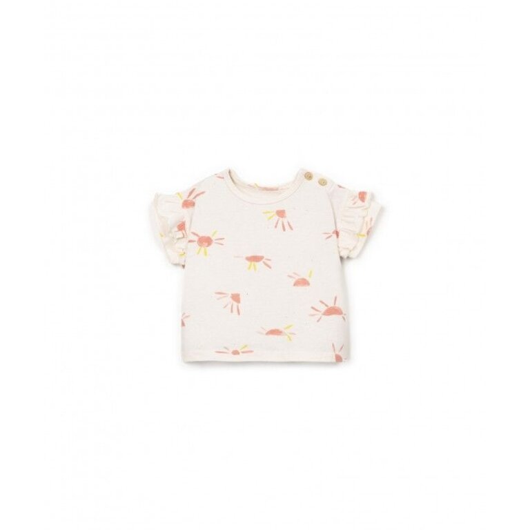PLAY UP PLAY UP UV T-shirt kind Printed Jersey Bio Resin (beige met print)