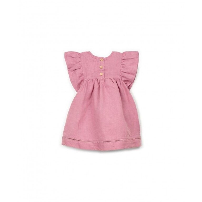 PLAY UP PLAY UP linnen jurk meisje Sculpture (roze)