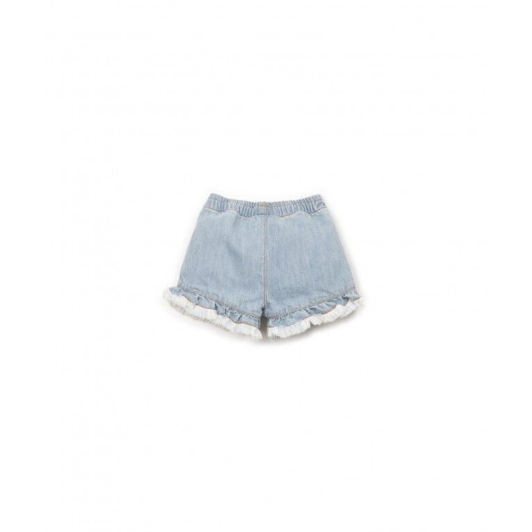 PLAY UP PLAY UP denim korte broek meisje (lichtblauw)