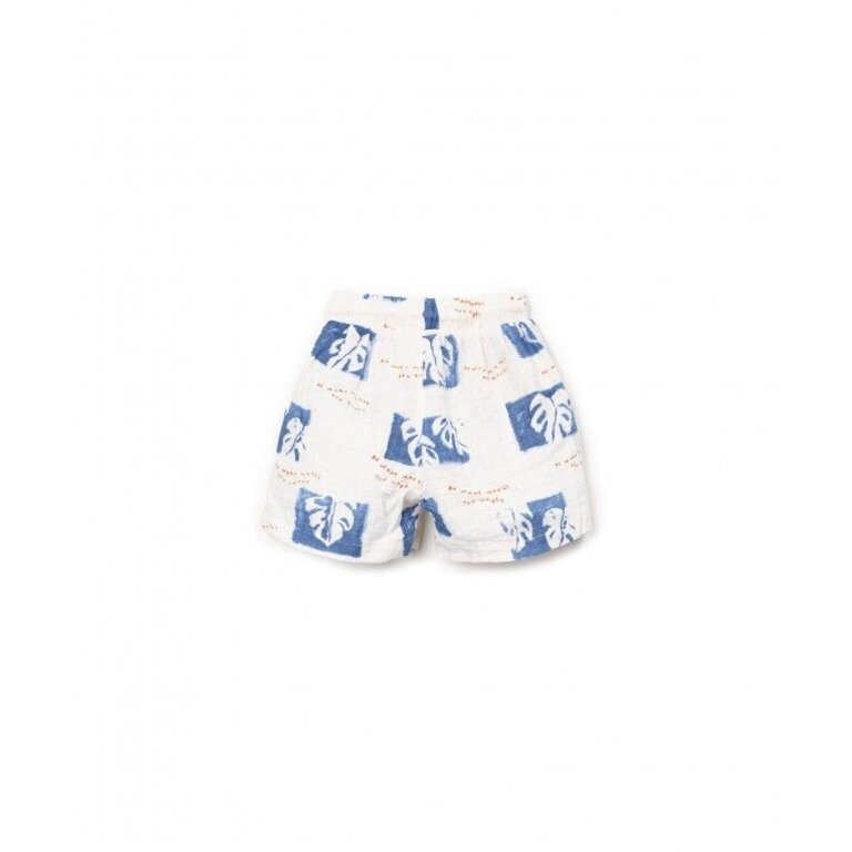 PLAY UP PLAY UP korte broek jongen Printed Woven Bio Resin (beige met print)