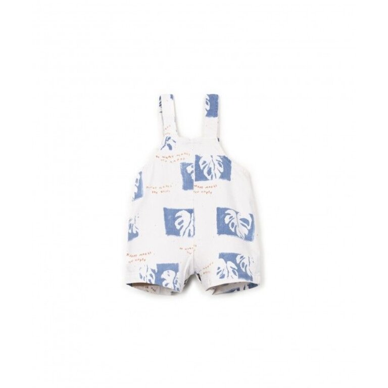 PLAY UP PLAY UP jumpsuit kind Printed Twill Bio Resin (beige met print)