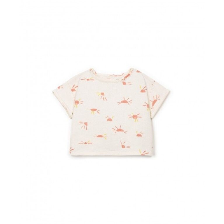 PLAY UP PLAY UP T-shirt meisje Printed Jersey Bio Resin (beige met print)