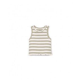 PLAY UP Striped Rib Top | Texture