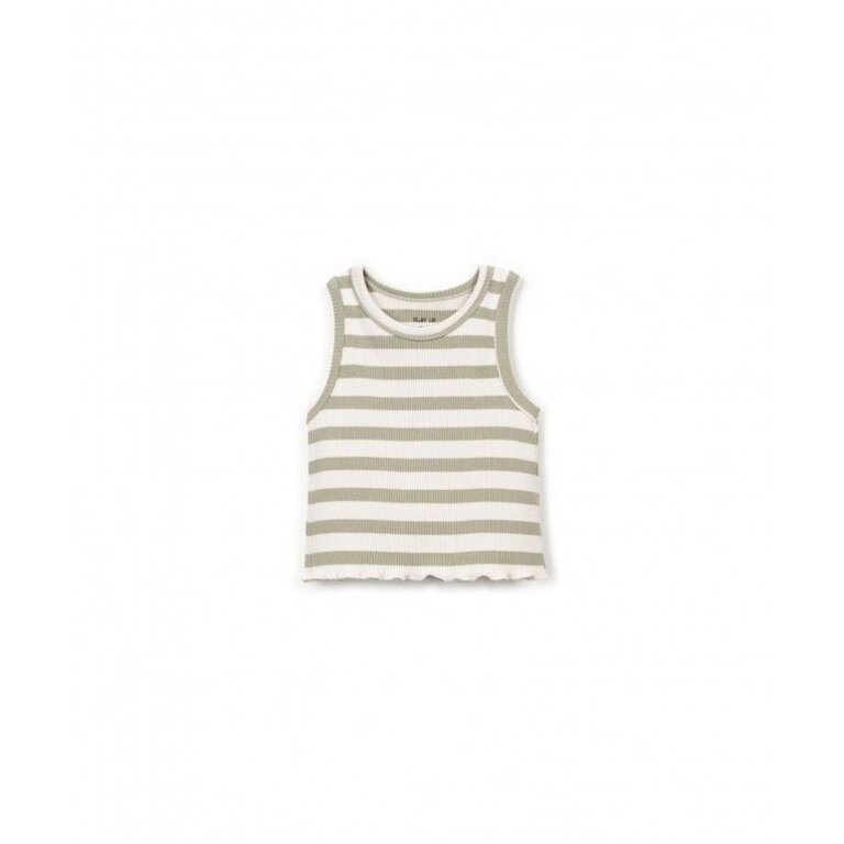 PLAY UP Play up | Striped Rib Top | Texture