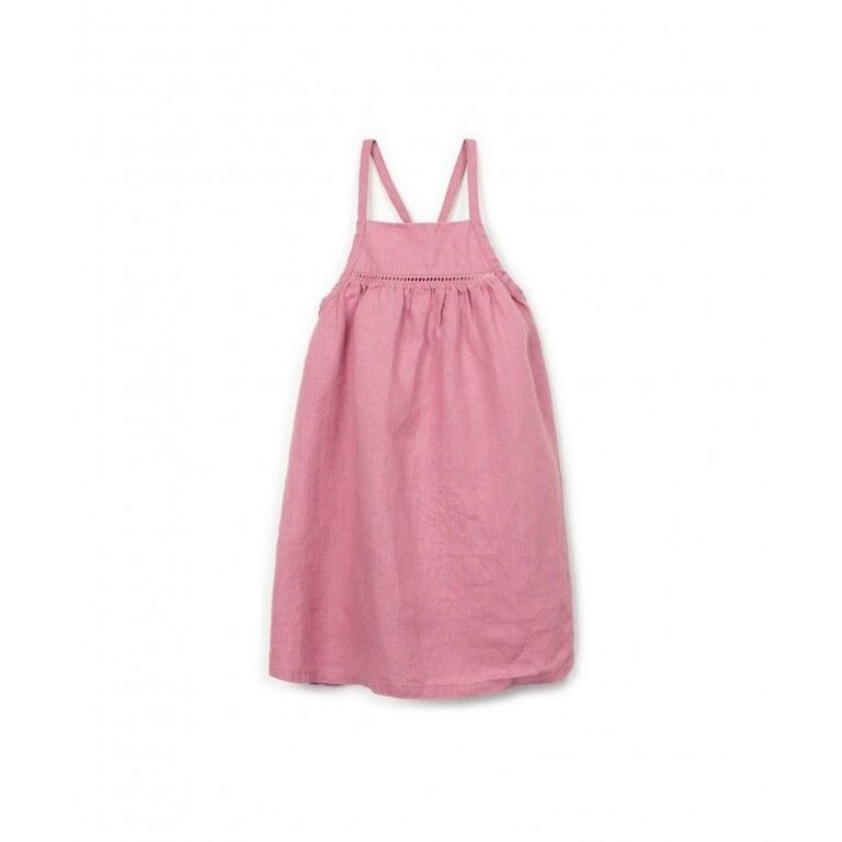 PLAY UP PLAY UP linnen jurk meisje Sculpture (roze)