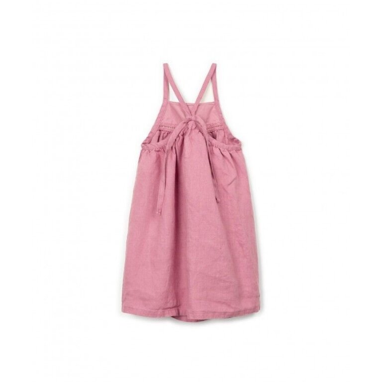 PLAY UP PLAY UP linnen jurk kind Sculpture (roze)