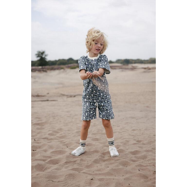 Levv Levv | Shirt Bender | AOP Blue Graphic