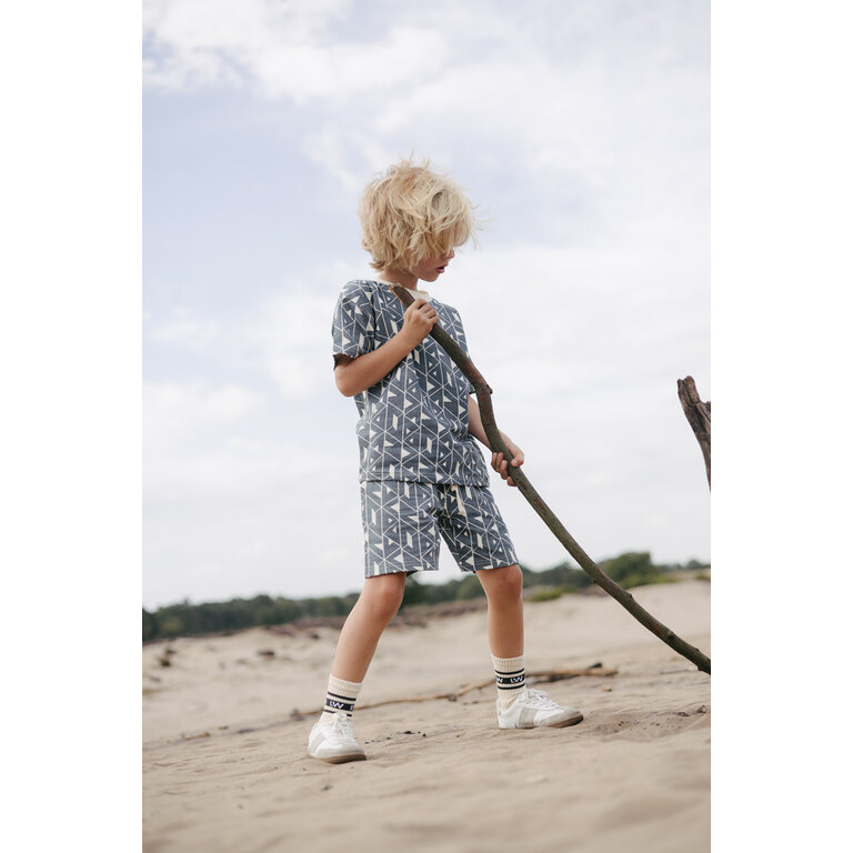 Levv Levv | Shirt Bender | AOP Blue Graphic