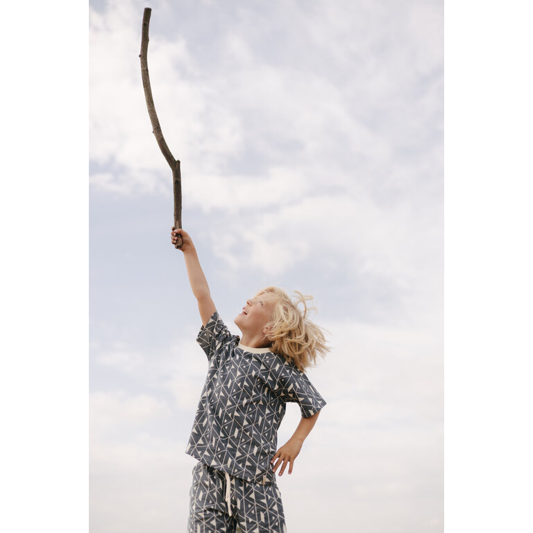 Levv Levv | Shirt Bender | AOP Blue Graphic