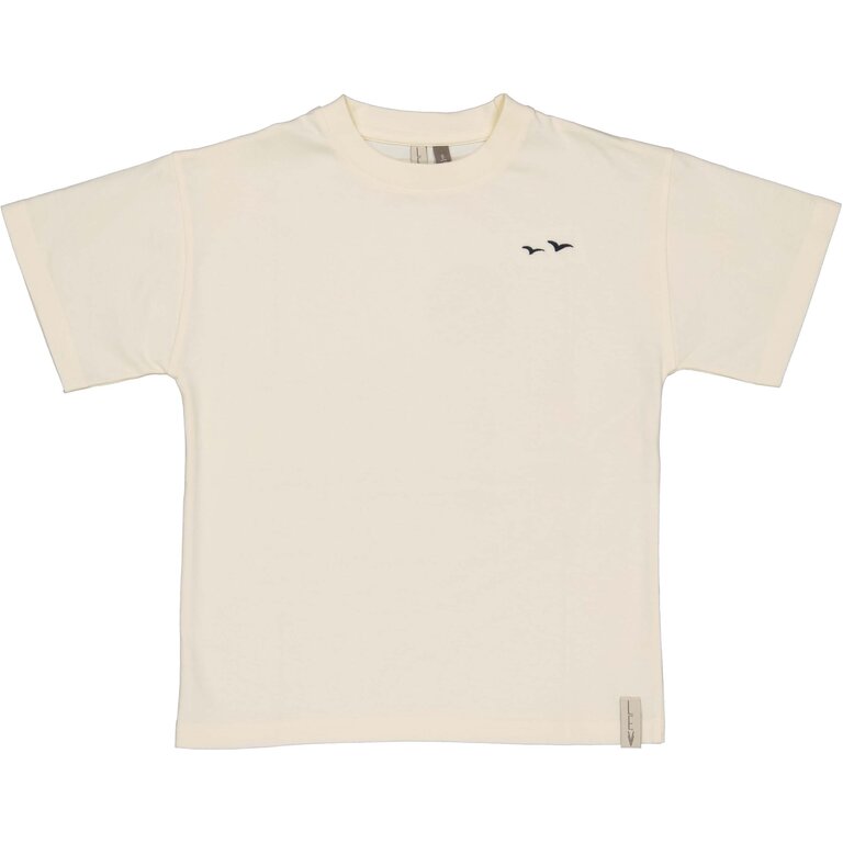 Levv LEVV shirt jongen Baran T-shirt Soft White wit