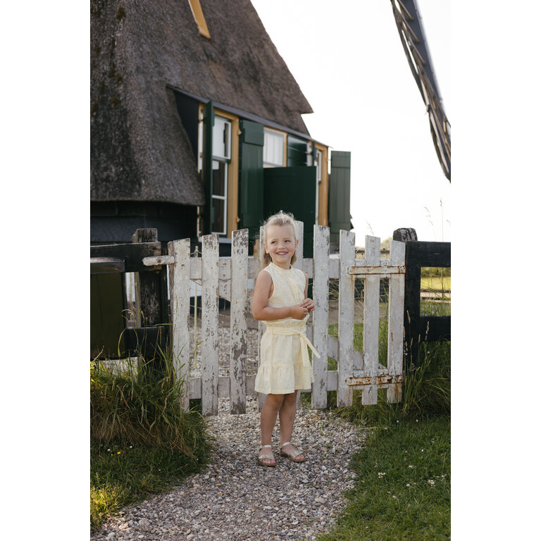 Levv LEVV jurkje meisje Becky jurk Bright Yellow geel