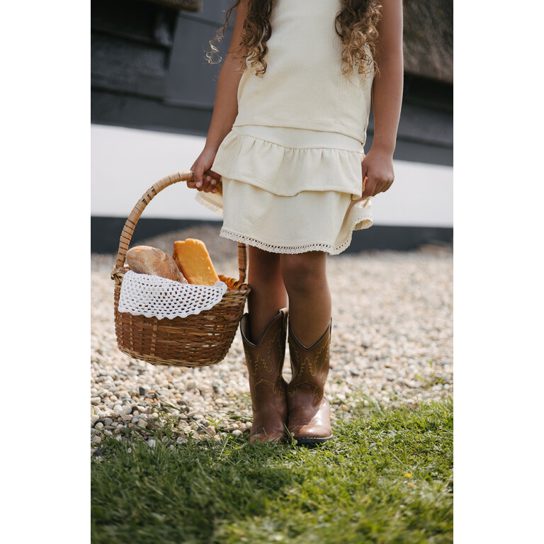 Levv LEVV rokje meisje Boukje rok Almond beige