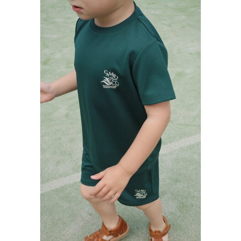 Konges Sløjd Konges Sløjd sportkleding set kind Bolt Sea Moss (donkergroen)