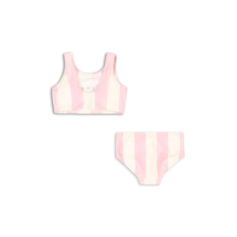 Konges Sløjd Konges Sløjd bikini kind Pomia Candy Rose Stripe (roze wit gestreept)