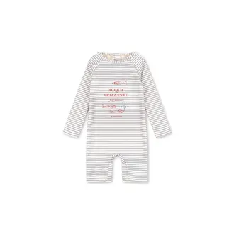 Konges Sløjd Aster Onesie  GRS | Stripe Bluie