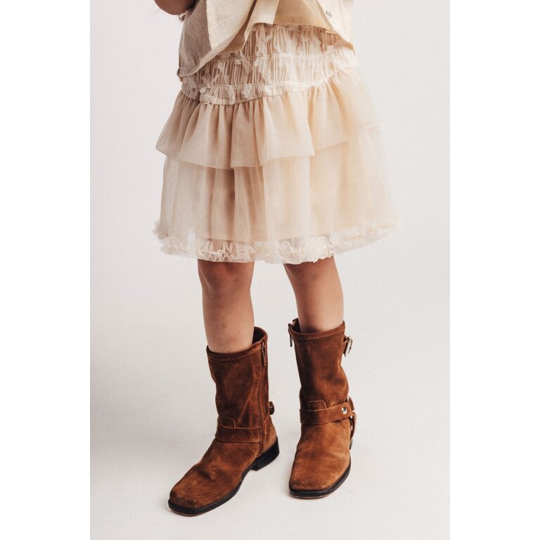 Baje Studio Baje rokje Cristina White coconut wit