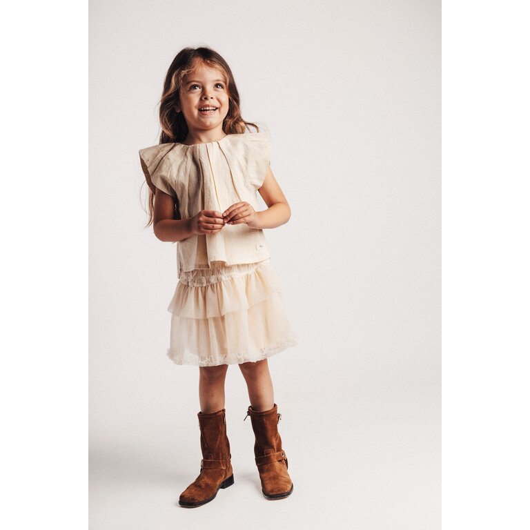 Baje Studio Baje rokje Cristina White coconut wit