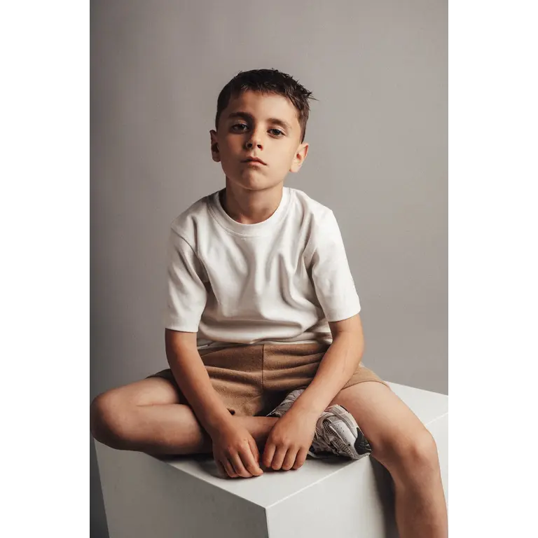 Labo de Colores LABO DE COLORES T-shirt jongen Leff Off-white wit