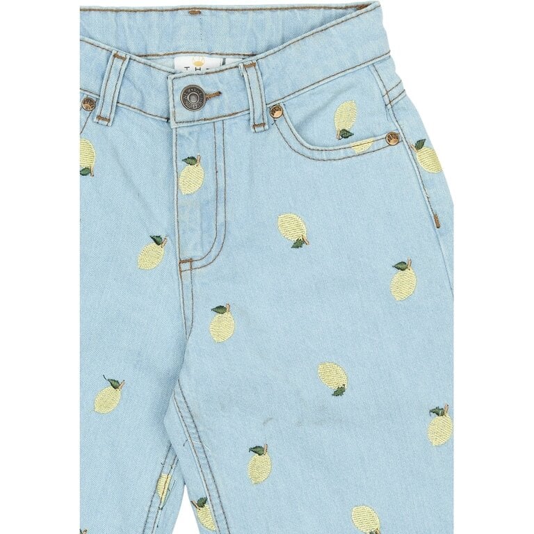 The New The New spijkerbroek kind Sia wide fit jeans (lichtblauw denim)