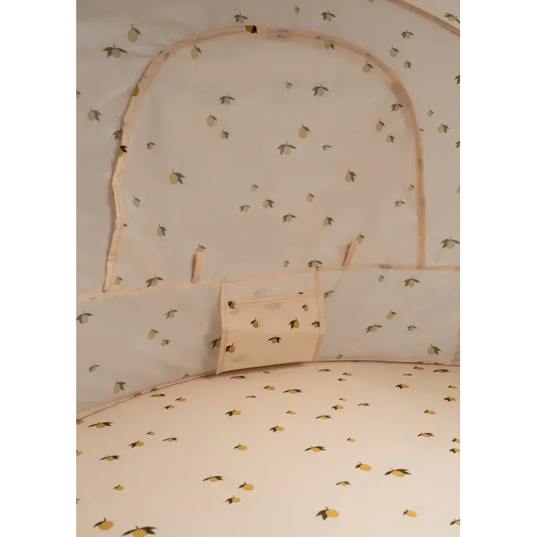 Konges Sløjd Konges Sløjd strandtent kind limoen Beach Tent Pop Up Anti UV 50+ Lemon roomwit