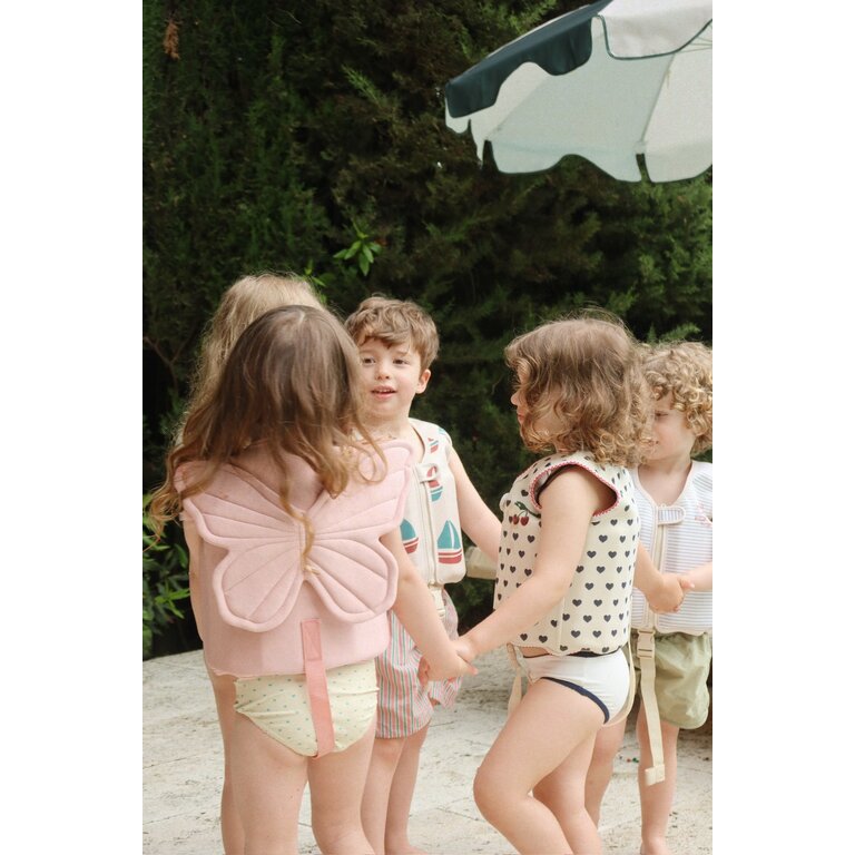 Konges Sløjd Konges Sløjd zwemvest kind Piper Swim Vest Powder Pink lichtroze