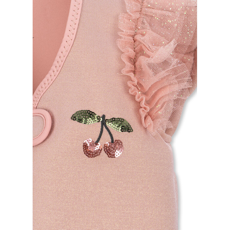 Konges Sløjd Konges Sløjd zwemvest kind Piper Swim Vest Powder Pink lichtroze