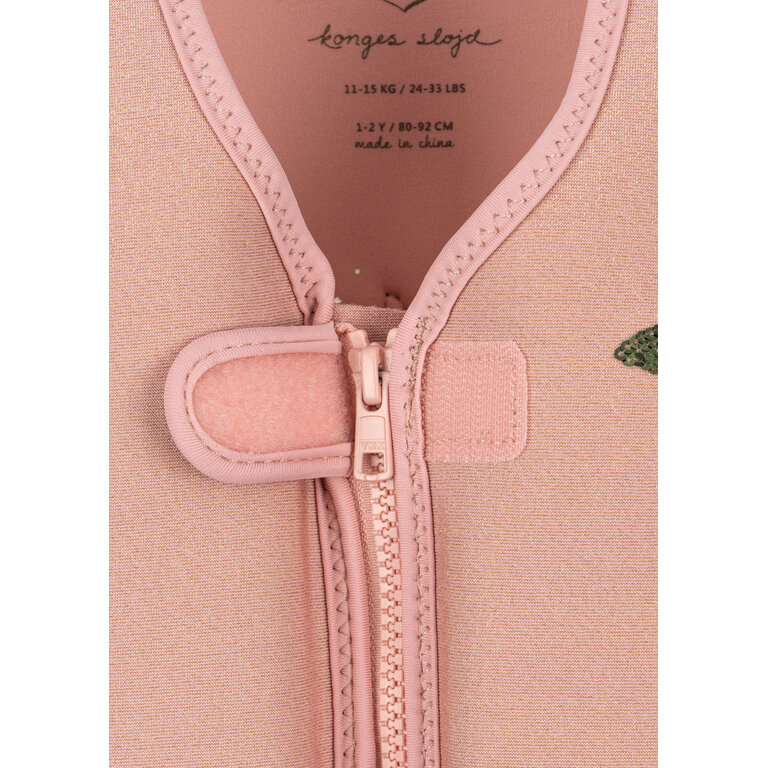 Konges Sløjd Konges Sløjd zwemvest kind Piper Swim Vest Powder Pink lichtroze