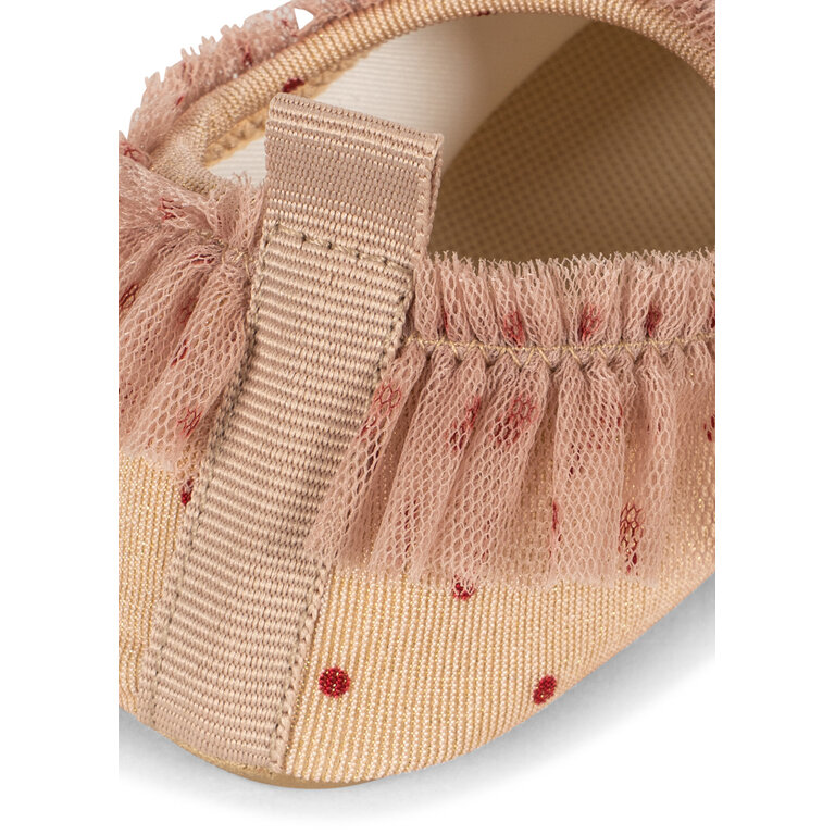 Konges Sløjd Konges Sløjd waterschoenen meisje Amandine Frill Swim Shoes Emboldened Dot roze gestipt