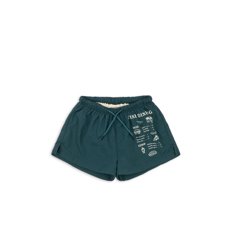 Konges Sløjd Konges Sløjd zwembroek jongen Pomio Short Swim Shorts GRS Sea Moss groen