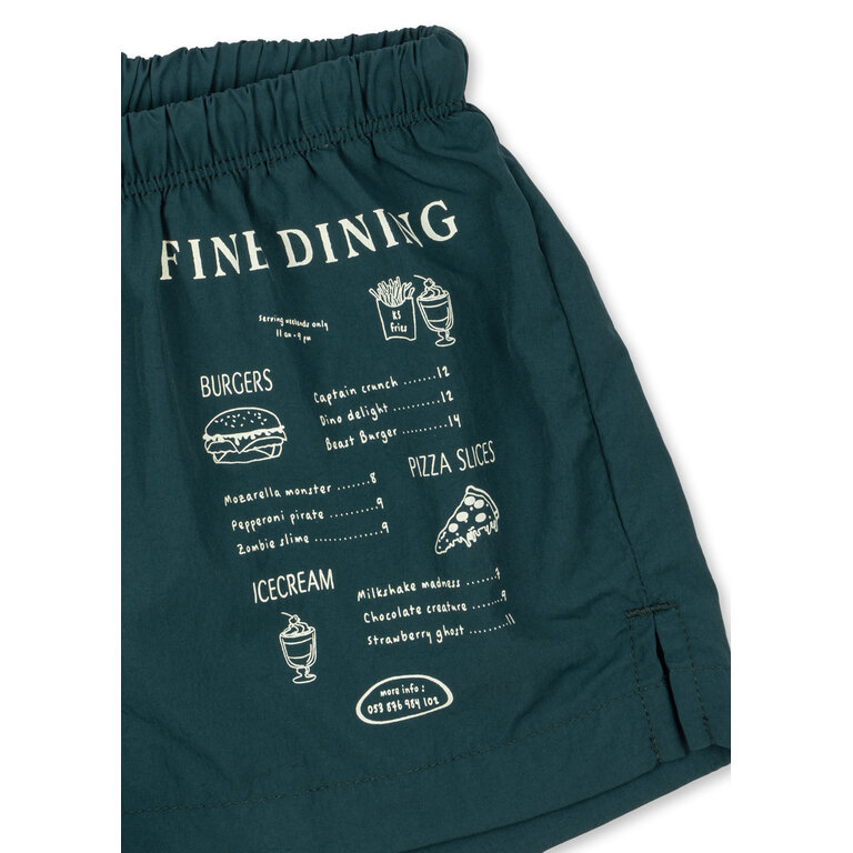 Konges Sløjd Konges Sløjd zwembroek jongen Pomio Short Swim Shorts GRS Sea Moss groen