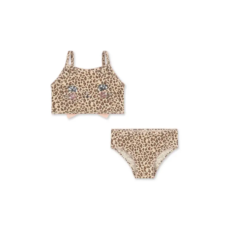 Konges Sløjd Konges Sløjd bikini meisje Kitty Bikini Leo luipaardprint