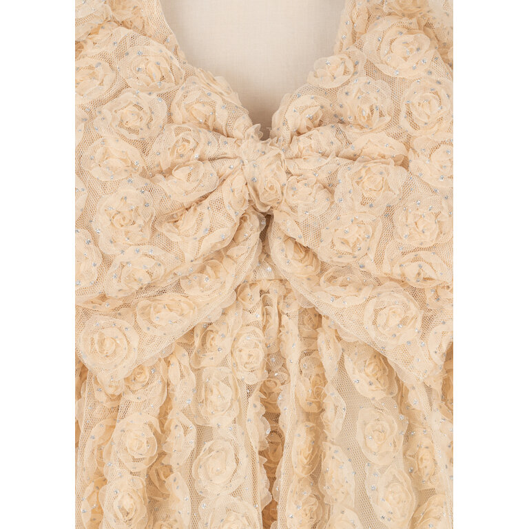 Konges Sløjd Konges Sløjd jurk meisje Ally Dress Sandshell beige