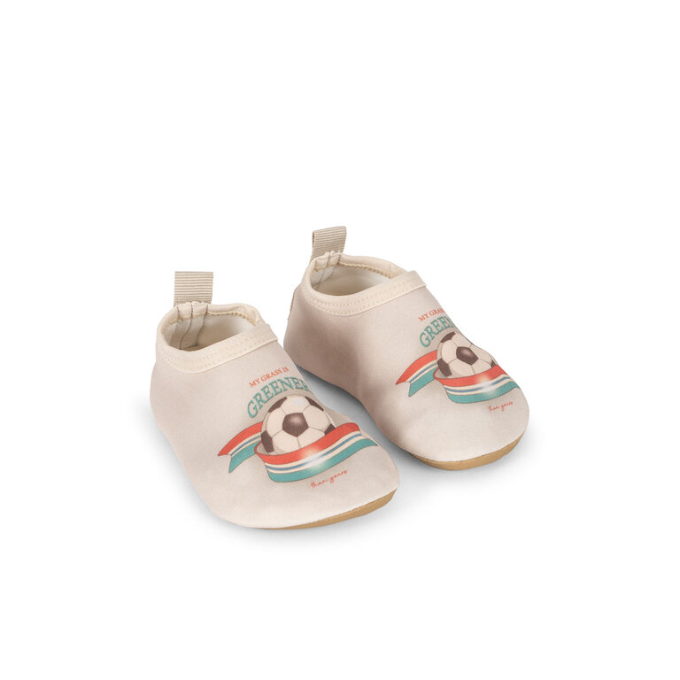 Konges Sløjd Konges Sløjd waterschoenen kind Aster Swim Shoes Angora crème voetbal