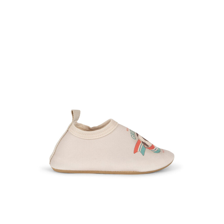 Konges Sløjd Konges Sløjd waterschoenen kind Aster Swim Shoes Angora crème voetbal