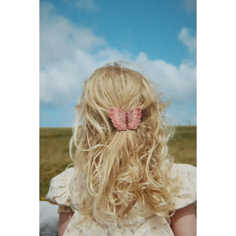 Konges Sløjd Konges Sløjd haarclip meisje Butterfly Beaded Hairclip Butterfly vlinder