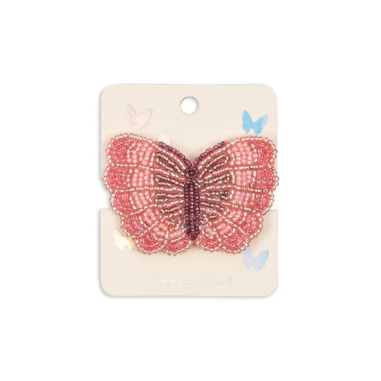 Konges Sløjd Konges Sløjd haarclip meisje Butterfly Beaded Hairclip Butterfly vlinder