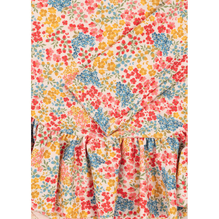 Konges Sløjd Konges Sløjd badpak meisje Municci LS Swimsuit GRS Fio Cala kleuren bloemenprint